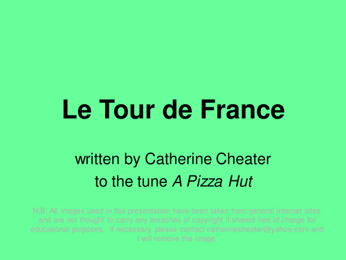 Le Tour de France (Song)
