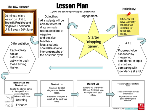 Positive And Negative Feedback Loops Homeostasis Teaching Resources