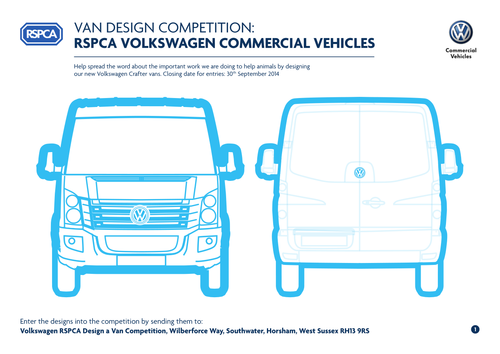 RSPCA and Volkswagen Van Design Competition