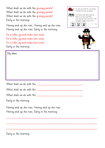 How to write shanties picture