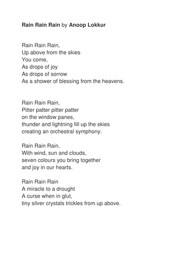 Year 8 Poetry (Nature and Place) SoW - Lesson 15