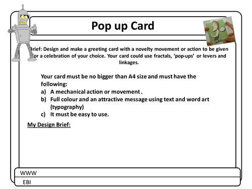 Pop up celebration card or gift.