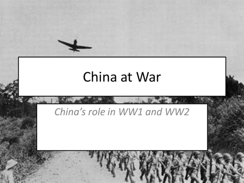 China at war
