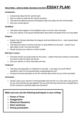 Book or film? AQA CA