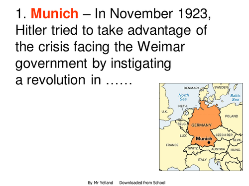 Munich Putsch Quiz