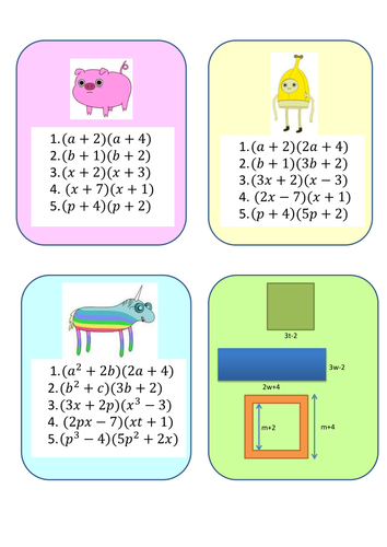 Double brackets challenge cards