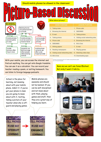 Should mobiles be allowed in class?