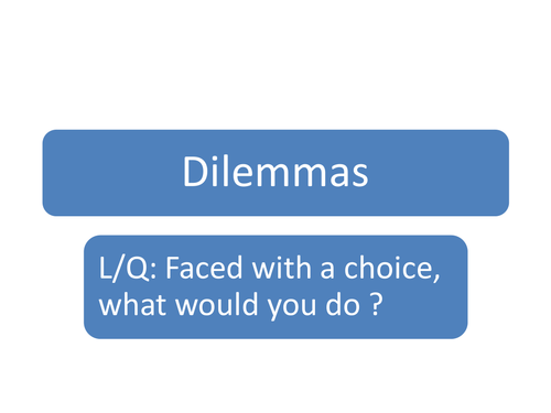 Dilemma Carousel Activity