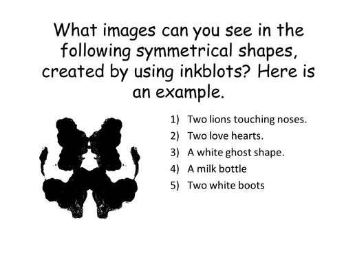 Promoting Creative Thinking  with Inkblots.