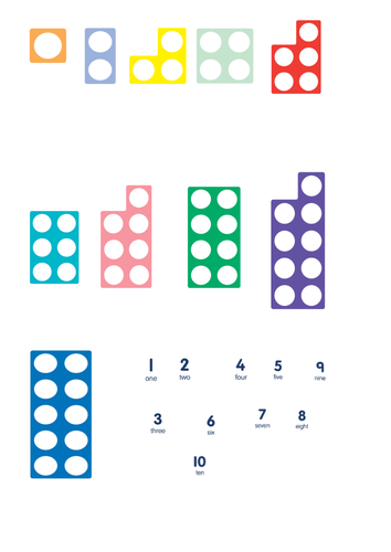 Numicon matching activity