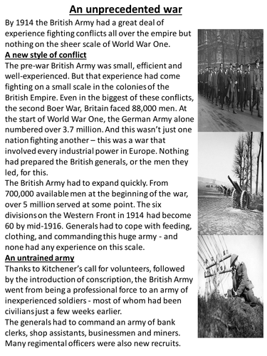 Has history misjudged the generals of WW1?