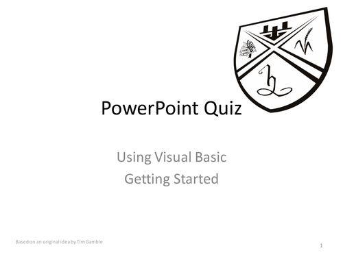 Creating a Quiz Using PowerPoint and VBA