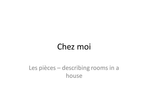 Chez moi