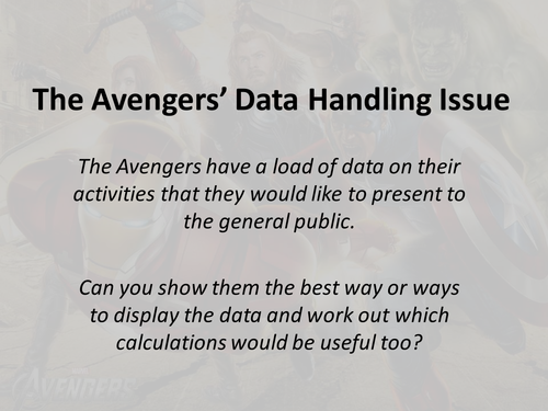 The Avengers' Data Handling Issue - Displaying