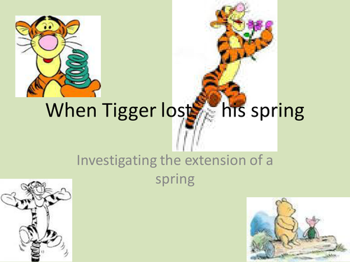 Spring Extension Investigation - Winnie the Pooh