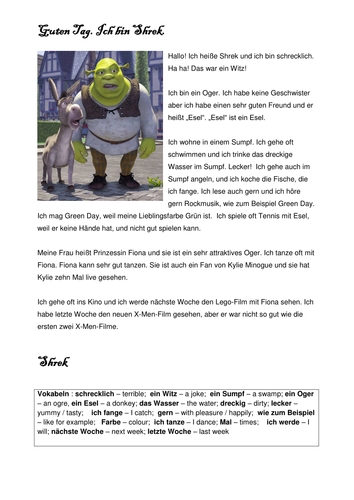 Shreks Freizeit