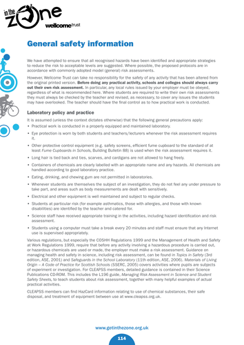 Technician notes & General Safety (14-16)