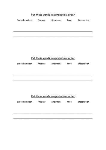 Christmas activites- Night before Chrsitmas