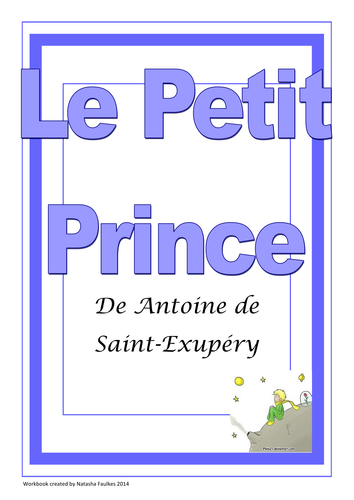 Le Petit Prince Antoine de Saint-Exupéry Workbook