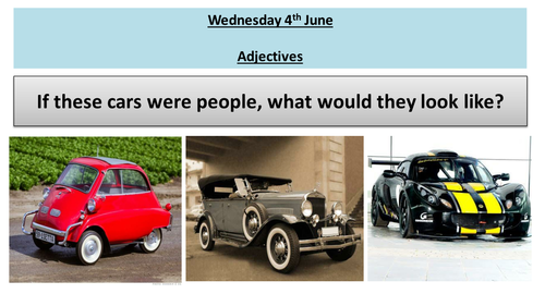 Adjectives in descriptive writing -low ability