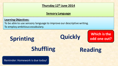 Sensory imagery- low ability