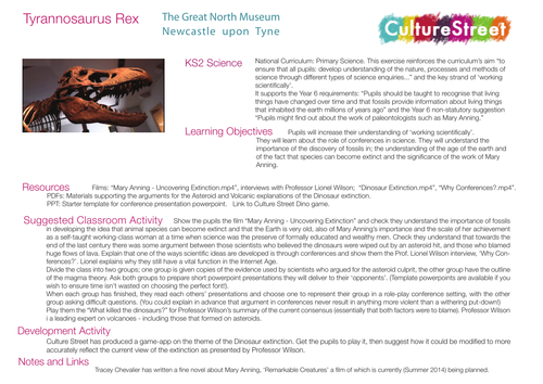 Fossils, Dinosaurs and Working Scientifically