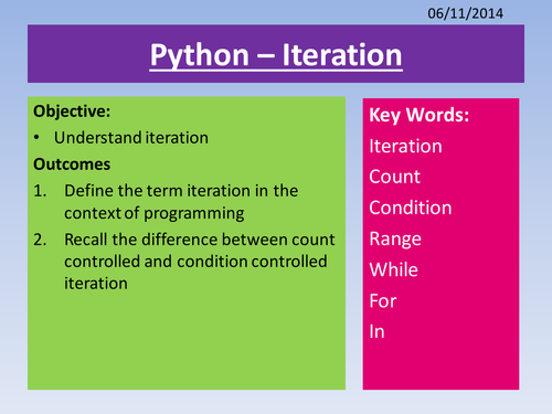 Python Lessons/Tutorials