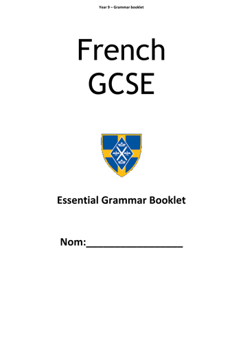 Grammar Essential Revision pack