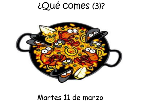 Que comes - comida y bebida