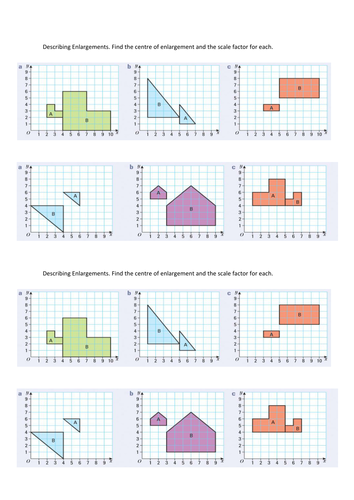 9 scale factor math Resources by Tes  Enlargements  Teaching blessdiem