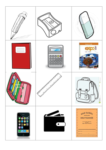 Mini Flashcards - School Bag Expo 1