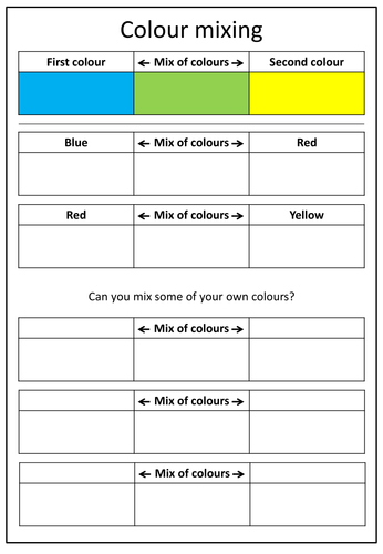 printable color wheel worksheet by Tes Colour Resources Teaching wheel  CJBolt worksheets