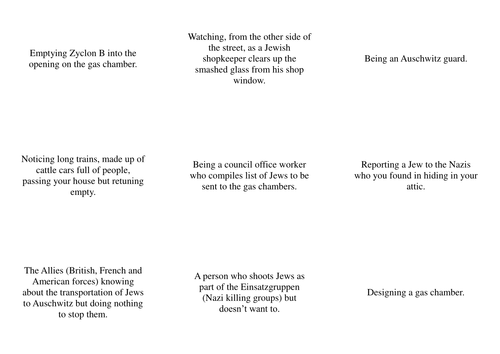 Holocaust SOL - 11. Responsibility