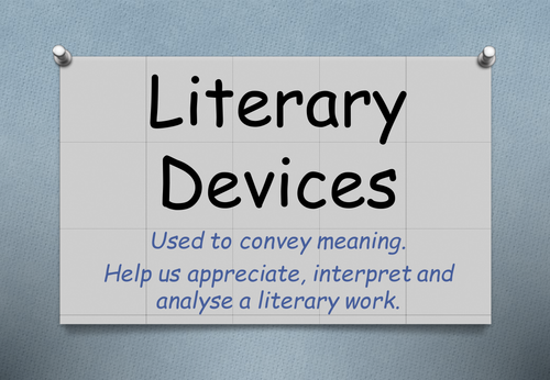 Literary Devices Display