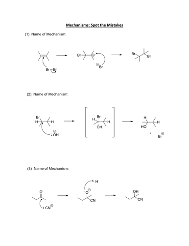 Mechanisms: Spot the Mistake