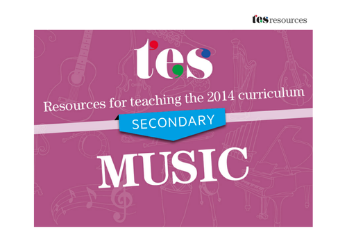 New curriculum 2014: Secondary music