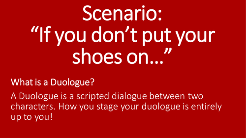 DRAMA CLUB: Slides
