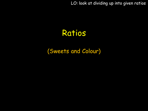 Ratio Sweets and Colour
