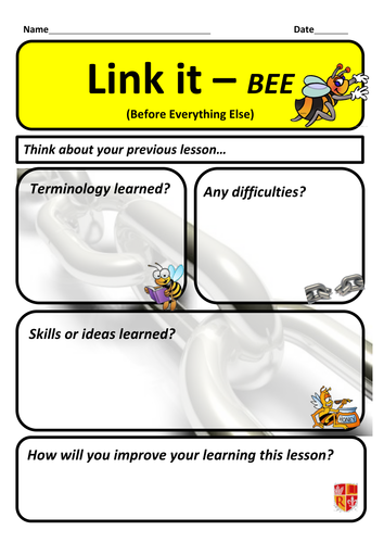 BEEs - lesson starters