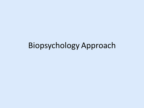 Biopsychology Overview
