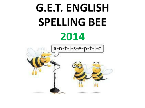 Spelling Bee - words & origins
