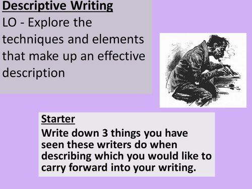 Descriptive Writing for IGCSE