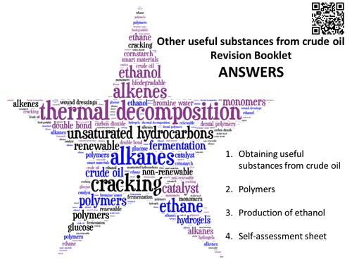 C1.5 Useful substances from crude oil - revision PowerPoint, booklet and tarsia