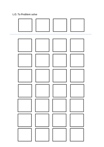 Problem Solving Colour Combinations