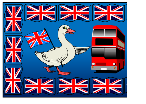 UK Flag Themed Banner