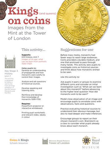 Kings on Coins - Propaganda?