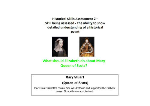Mary Queen of Scots mini-assessment