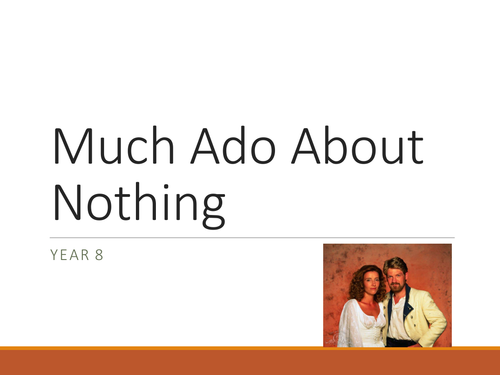 Much Ado About Nothing SOW