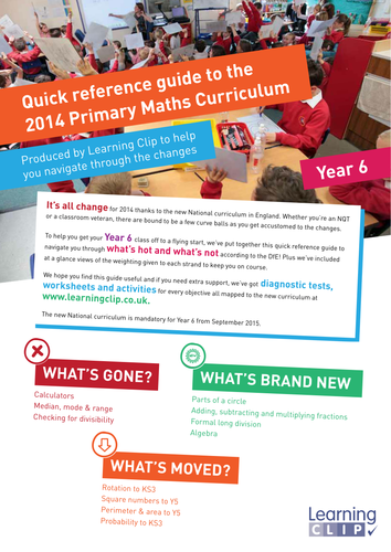 New primary maths curriculum resources