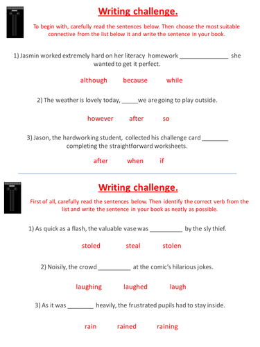 Independent writing activities. | Teaching Resources